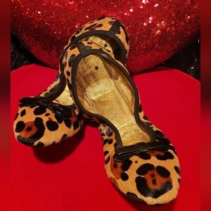 Women's Designer Kate Spade Ballet Travel Slippers.